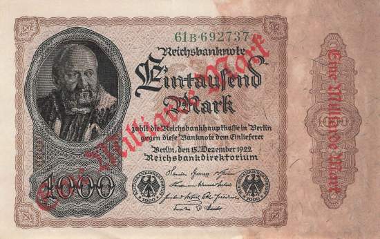 1 Milliarde Mark ro.110bb B BZ.2